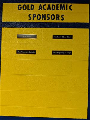 Gold Academic Sponsors 